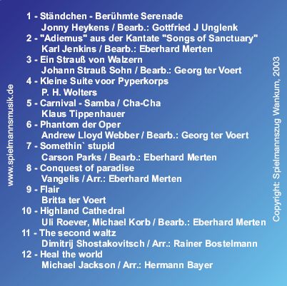 Spielmannszug Wankum - Live in Concert - 16.03.2003 - Preview